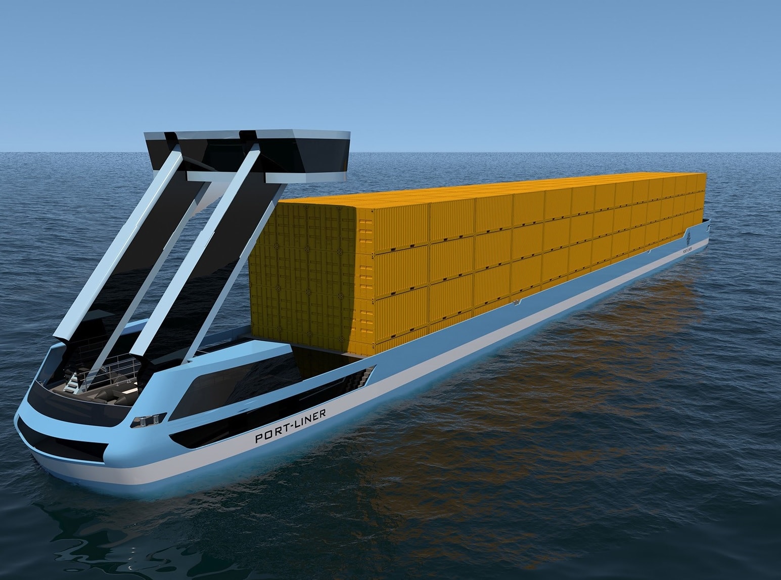 Port Liner développe un porte-conteneur à propulsion électrique