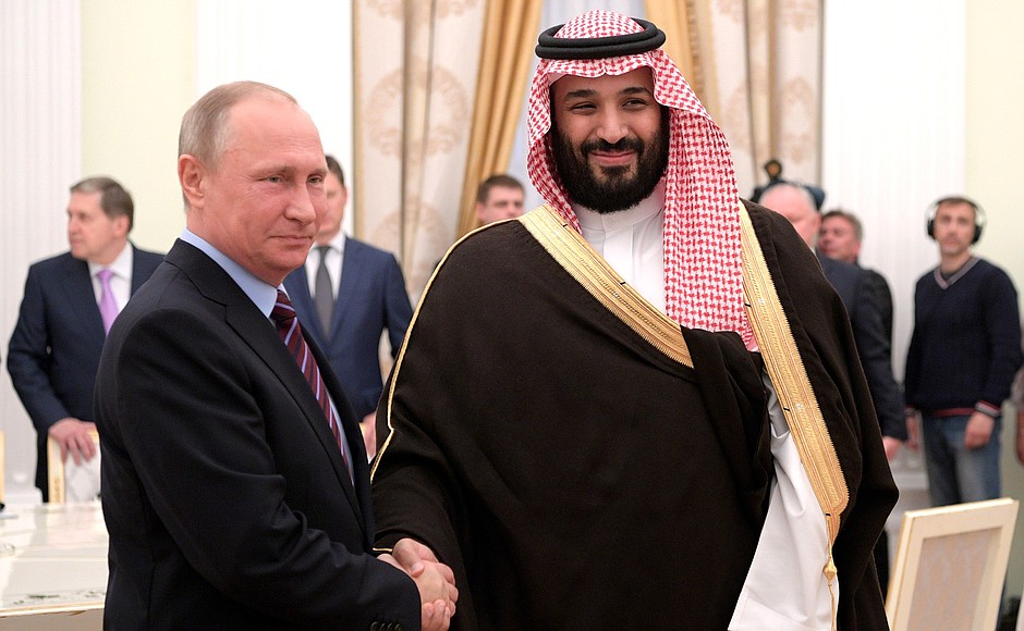 Mohammed bin Salman Vladimir Putin kremlin energie