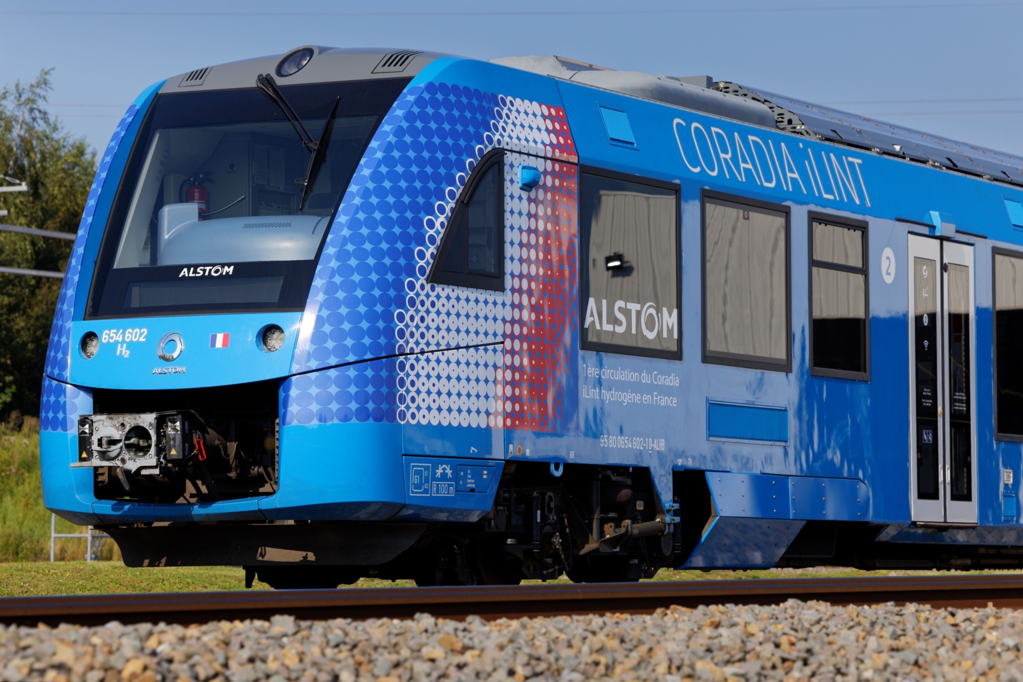 Alstom teste son train à hydrogène en France