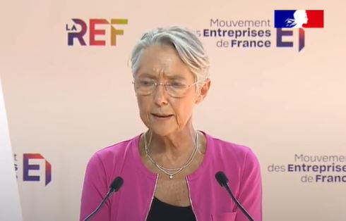 Elisabeth Borne devant le Medef pour défendre la sobriété énergétique
