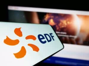 Stuttgart,,germany, ,12 01 2022:,smartphone,with,logo,of,energy,company
