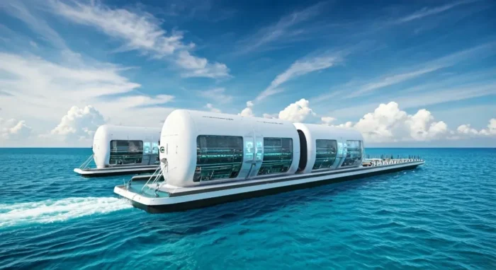 La Chine vient d'immerger un centre de données à 30 mètres sous la mer alimenté par l'éolien offshore
