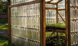 Ils ont collecté plus de 2 000 bouteilles en plastique pour bâtir une serre et ont finalement conçu une structure permettant de cultiver toute l'année