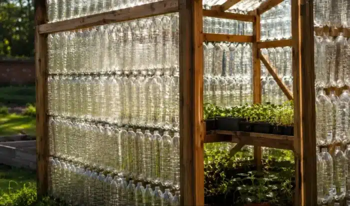 Ils ont collecté plus de 2 000 bouteilles en plastique pour bâtir une serre et ont finalement conçu une structure permettant de cultiver toute l'année