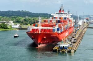 Panama,canal,,panama, ,february,20,,2015:,ship,in,miraflores